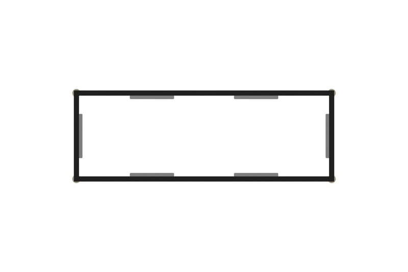 Konsolbord 100x35x75 cm hærdet glas transparent - gennemsigtig - Møbler - Borde - Aflastningsbord - Konsolbord & sidebord