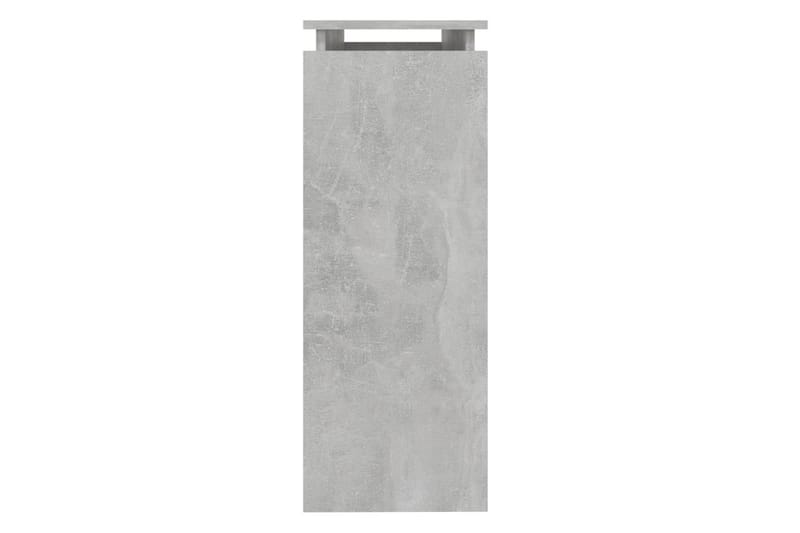 konsolbord 102x30x80 cm spånplade betongrå - Grå - Entrébord - Konsolbord & sidebord