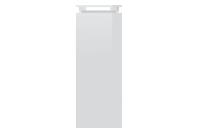 konsolbord 102x30x80 cm spånplade hvid højglans - Hvid - Møbler - Borde - Aflastningsbord - Konsolbord & sidebord