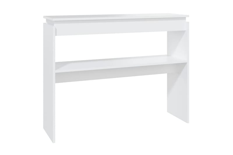 konsolbord 102x30x80 cm spånplade hvid - Hvid - Møbler - Borde - Aflastningsbord - Konsolbord & sidebord