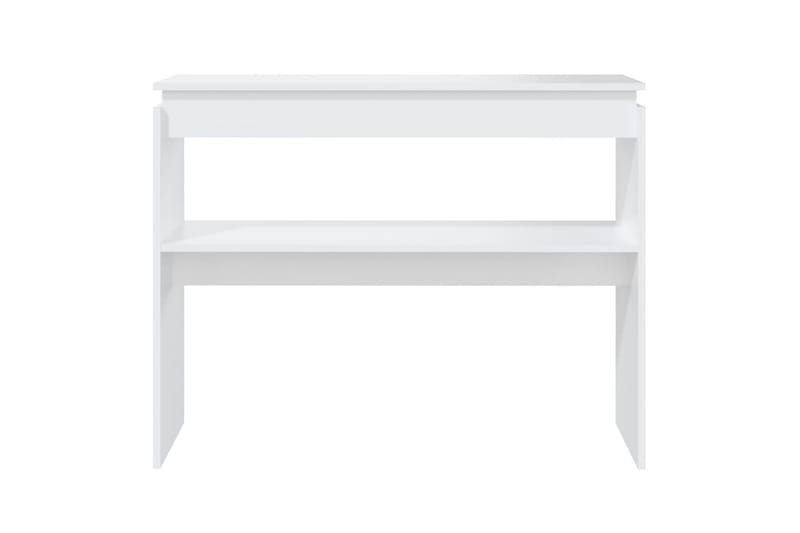 konsolbord 102x30x80 cm spånplade hvid - Hvid - Møbler - Borde - Aflastningsbord - Konsolbord & sidebord