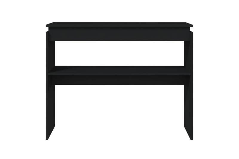 konsolbord 102x30x80 cm spånplade sort - Sort - Møbler - Borde - Aflastningsbord - Konsolbord & sidebord