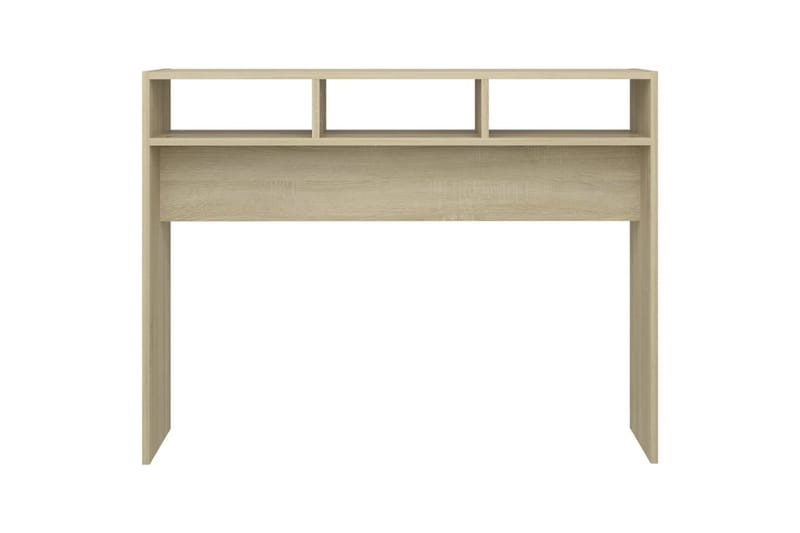 konsolbord 105x30x80 cm spånplade sonoma-eg - Brun - Møbler - Borde - Aflastningsbord - Konsolbord & sidebord
