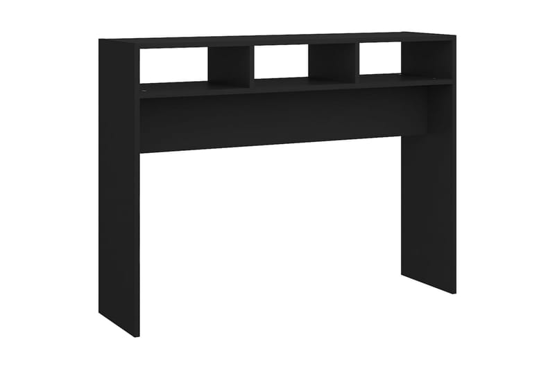 konsolbord 105x30x80 cm spånplade sort - Sort - Møbler - Borde - Aflastningsbord - Konsolbord & sidebord