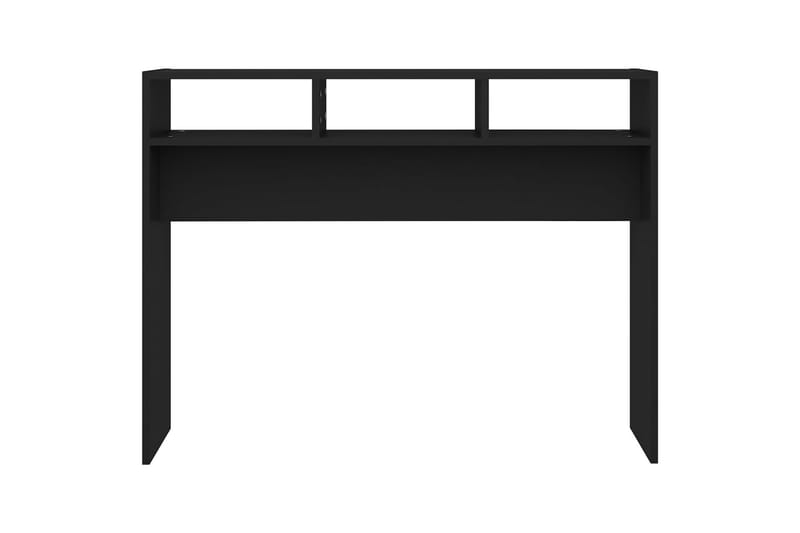 konsolbord 105x30x80 cm spånplade sort - Sort - Møbler - Borde - Aflastningsbord - Konsolbord & sidebord