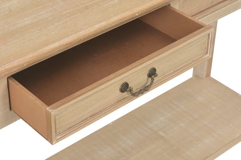 Konsolbord 110 X 35 X 80 Cm Træ - Brun - Møbler - Borde - Aflastningsbord - Konsolbord & sidebord