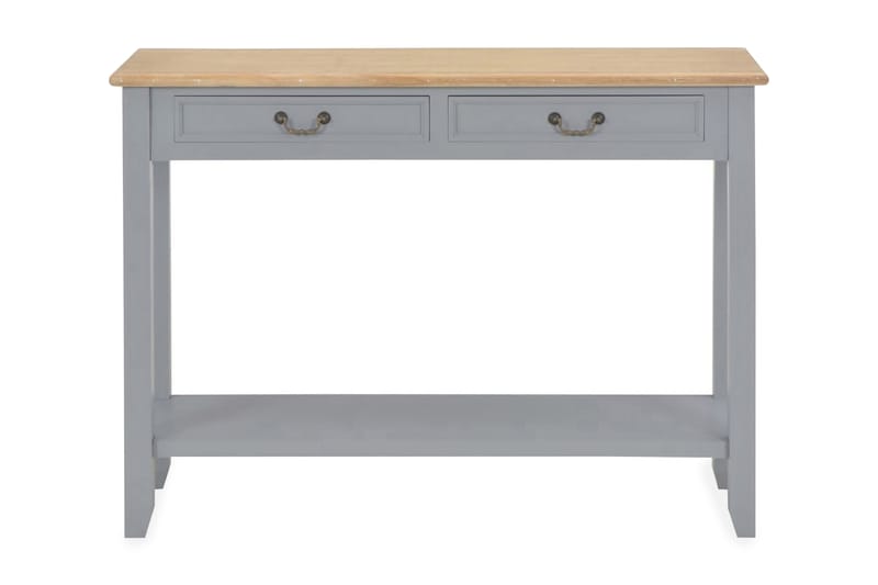 Konsolbord 110 X 35 X 80 Cm Træ Grå - Grå - Møbler - Borde - Aflastningsbord - Konsolbord & sidebord