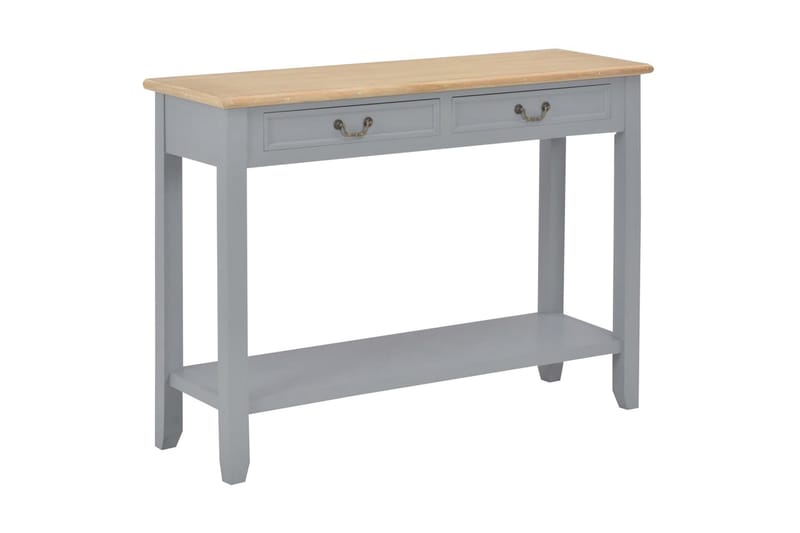 Konsolbord 110 X 35 X 80 Cm Træ Grå - Grå - Møbler - Borde - Aflastningsbord - Konsolbord & sidebord