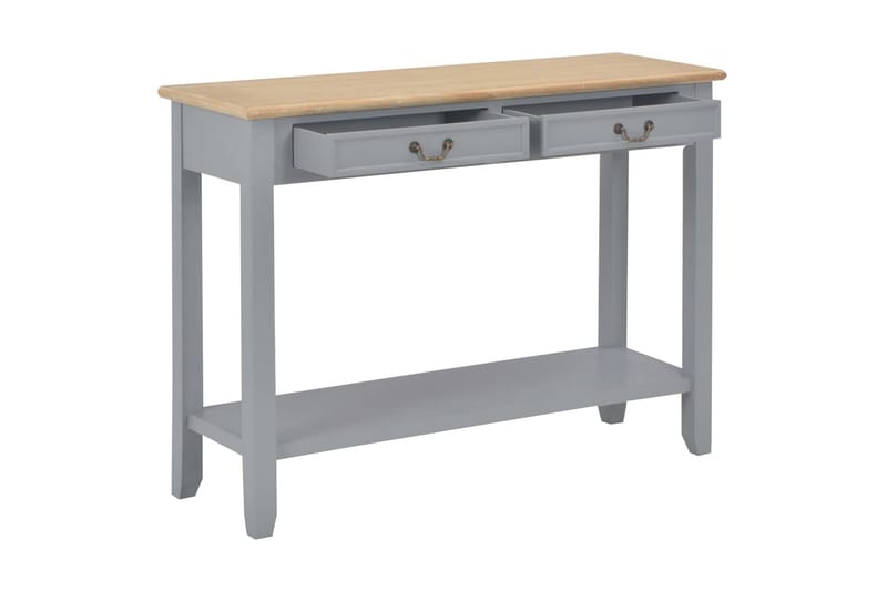 Konsolbord 110 X 35 X 80 Cm Træ Grå - Grå - Møbler - Borde - Aflastningsbord - Konsolbord & sidebord