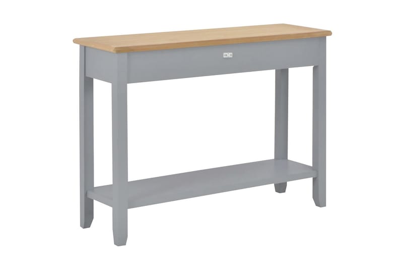 Konsolbord 110 X 35 X 80 Cm Træ Grå - Grå - Møbler - Borde - Aflastningsbord - Konsolbord & sidebord