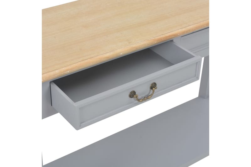 Konsolbord 110 X 35 X 80 Cm Træ Grå - Grå - Møbler - Borde - Aflastningsbord - Konsolbord & sidebord