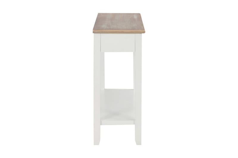 Konsolbord 110 X 35 X 80 Cm Træ Hvid - Hvid - Møbler - Borde - Aflastningsbord - Konsolbord & sidebord