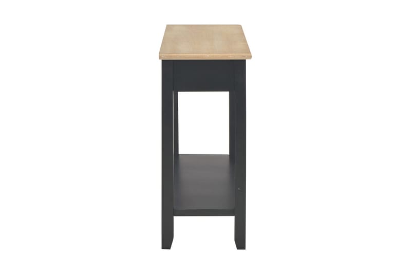 Konsolbord 110 X 35 X 80 Cm Træ Sort - Sort - Møbler - Borde - Aflastningsbord - Konsolbord & sidebord