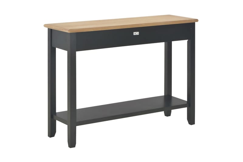 Konsolbord 110 X 35 X 80 Cm Træ Sort - Sort - Møbler - Borde - Aflastningsbord - Konsolbord & sidebord
