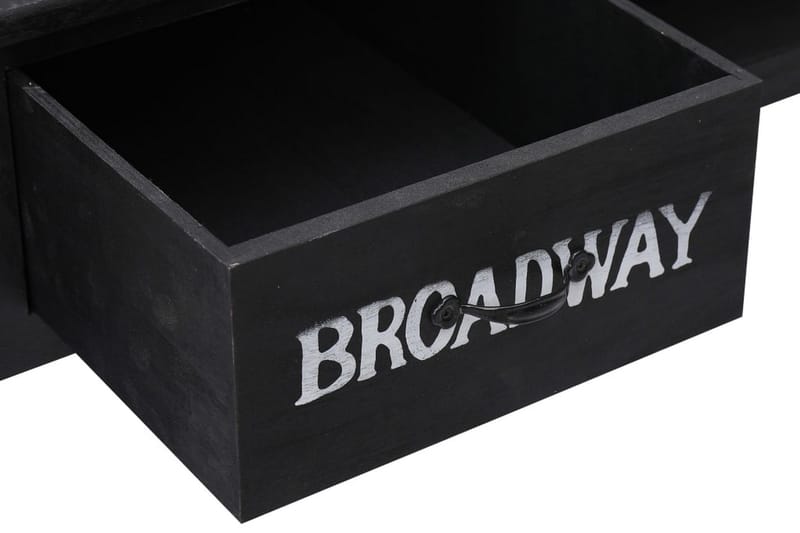 konsolbord 110 x 45 x 76 cm træ sort - Møbler - Borde - Aflastningsbord - Konsolbord & sidebord