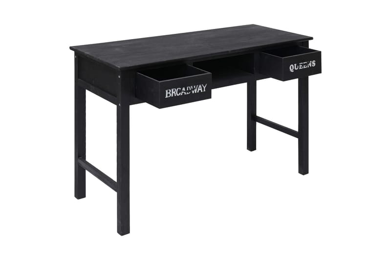 konsolbord 110 x 45 x 76 cm træ sort - Møbler - Borde - Aflastningsbord - Konsolbord & sidebord