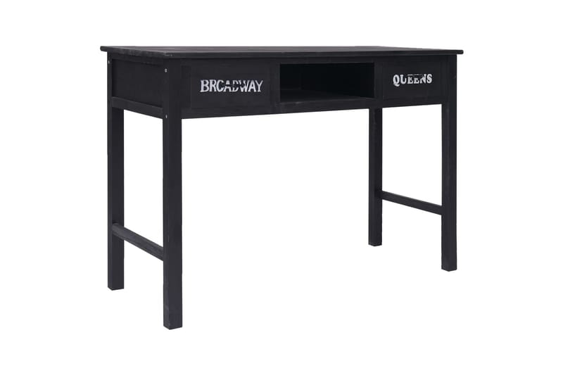 konsolbord 110 x 45 x 76 cm træ sort - Møbler - Borde - Aflastningsbord - Konsolbord & sidebord