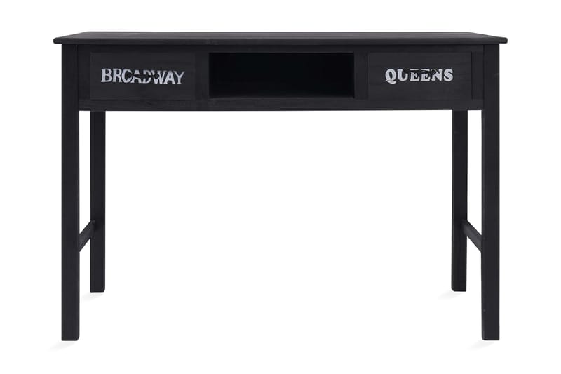 konsolbord 110 x 45 x 76 cm træ sort - Møbler - Borde - Aflastningsbord - Konsolbord & sidebord