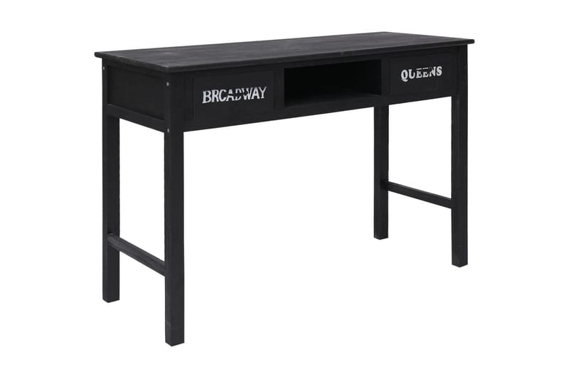 konsolbord 110 x 45 x 76 cm træ sort - Møbler - Borde - Aflastningsbord - Konsolbord & sidebord