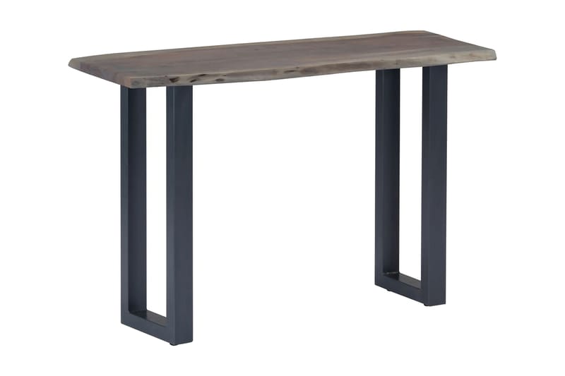 Konsolbord 115 X 35 X 76 Cm Massivt Akacietræ Og Jern Grå - Grå - Møbler - Borde - Aflastningsbord - Konsolbord & sidebord