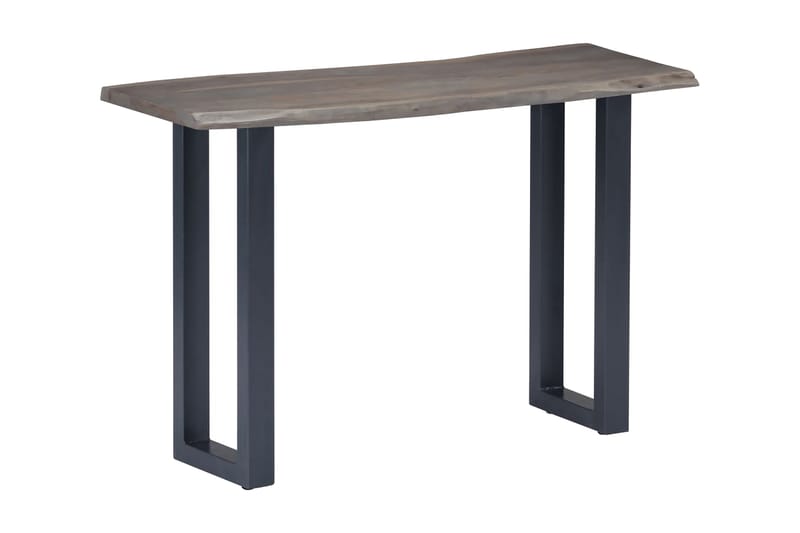 Konsolbord 115 X 35 X 76 Cm Massivt Akacietræ Og Jern Grå - Grå - Møbler - Borde - Aflastningsbord - Konsolbord & sidebord