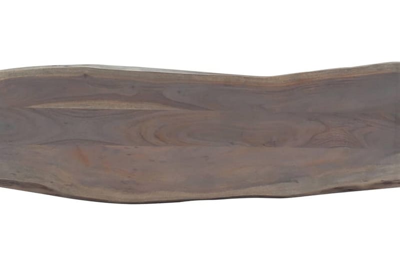 Konsolbord 115 X 35 X 76 Cm Massivt Akacietræ Og Jern Grå - Grå - Møbler - Borde - Aflastningsbord - Konsolbord & sidebord