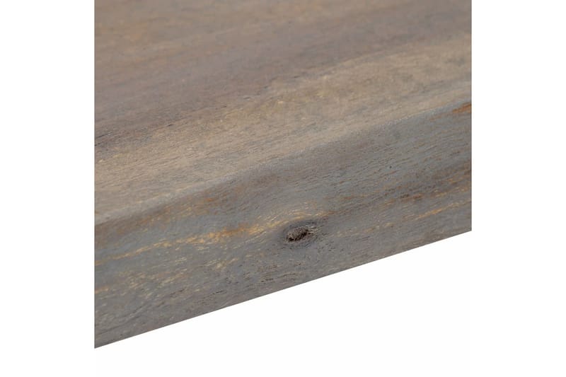 Konsolbord 115 X 35 X 76 Cm Massivt Akacietræ Og Jern Grå - Grå - Møbler - Borde - Aflastningsbord - Konsolbord & sidebord