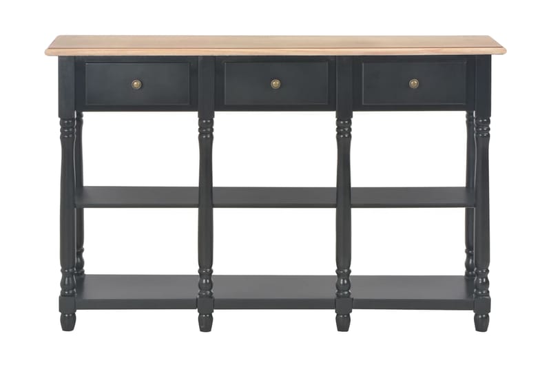 Konsolbord 120 X 30 X 76 Cm Mdf Sort - Sort - Møbler - Borde - Aflastningsbord - Konsolbord & sidebord