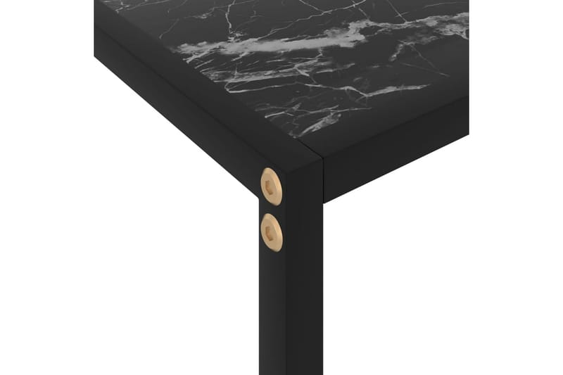 Konsolbord 120x35x75 cm hærdet glas sort - Sort - Møbler - Borde - Aflastningsbord - Konsolbord & sidebord