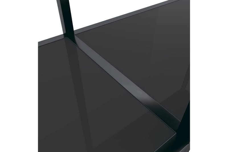 konsolbord 160x35x75,5 cm hærdet glas sort - Sort - Møbler - Borde - Aflastningsbord - Konsolbord & sidebord