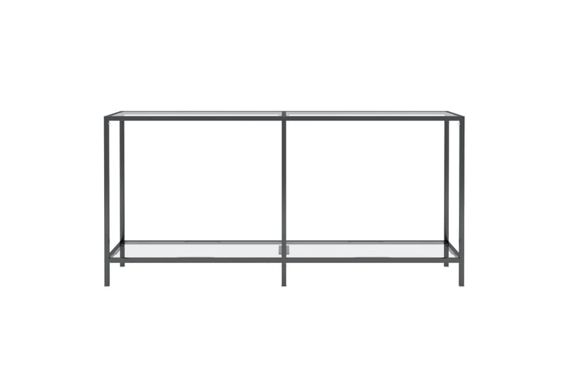 konsolbord 160x35x75,5 cm hærdet glas transparent - gennemsigtig - Entrébord - Konsolbord & sidebord