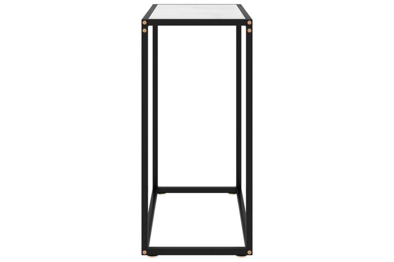 konsolbord 60x35x75 cm hærdet glas hvid - Hvid - Møbler - Borde - Aflastningsbord - Konsolbord & sidebord
