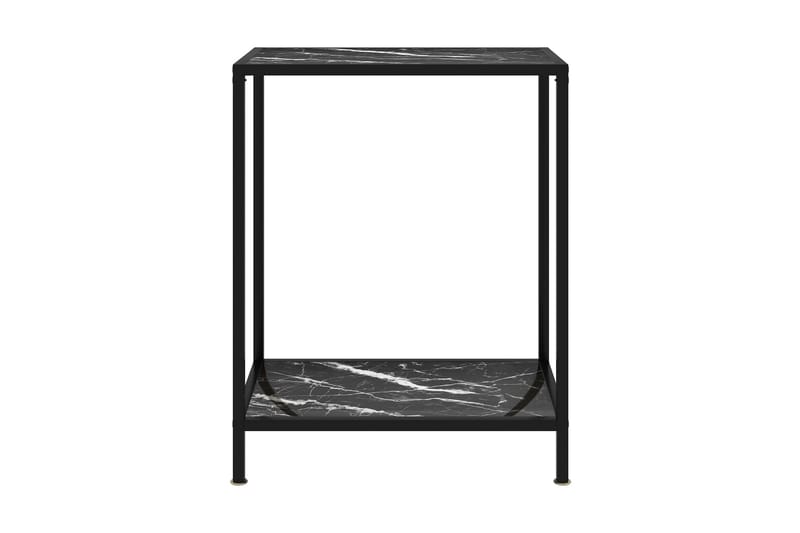 Konsolbord 60x35x75 cm hærdet glas sort - Sort - Møbler - Borde - Aflastningsbord - Konsolbord & sidebord