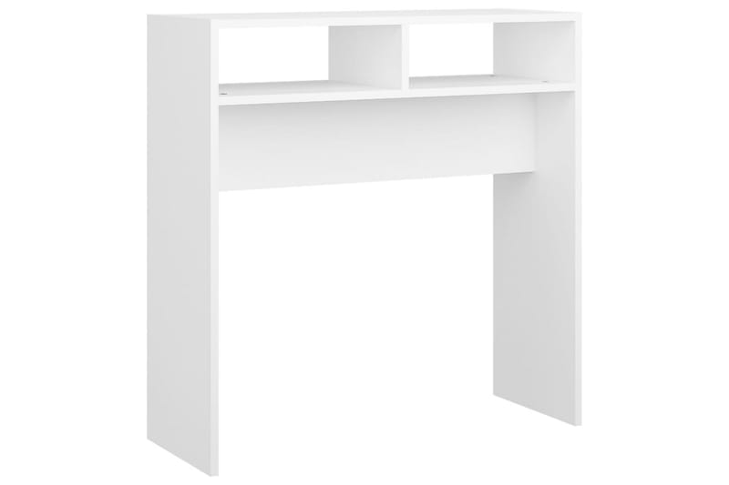 konsolbord 78x30x80 cm spånplade hvid - Hvid - Entrébord - Konsolbord & sidebord