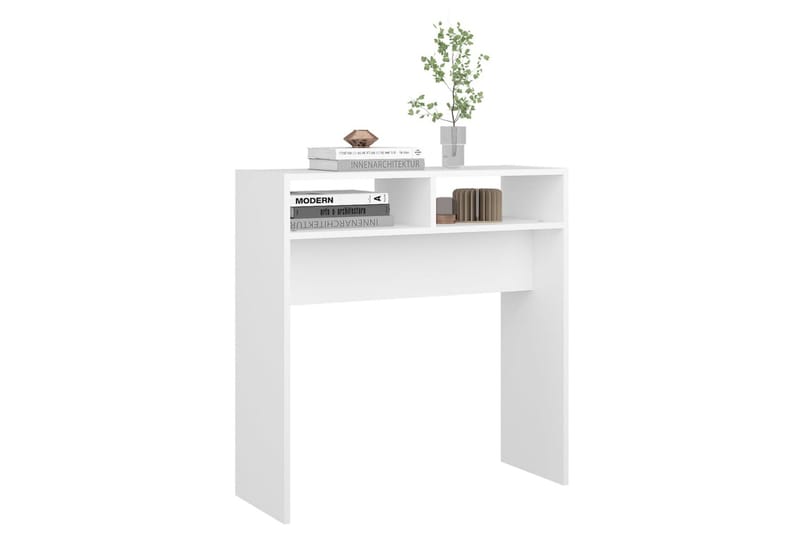 konsolbord 78x30x80 cm spånplade hvid - Hvid - Møbler - Borde - Aflastningsbord - Konsolbord & sidebord