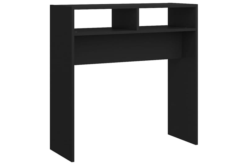 konsolbord 78x30x80 cm spånplade sort - Sort - Entrébord - Konsolbord & sidebord