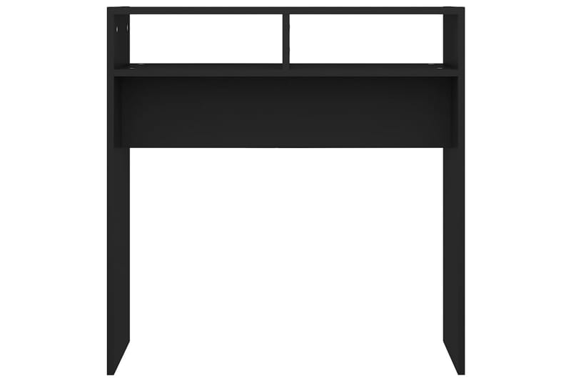 konsolbord 78x30x80 cm spånplade sort - Sort - Entrébord - Konsolbord & sidebord