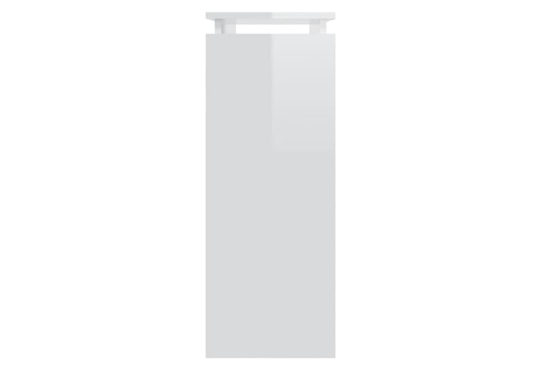 konsolbord 80x30x80 cm spånplade hvid højglans - Hvid - Møbler - Borde - Aflastningsbord - Konsolbord & sidebord