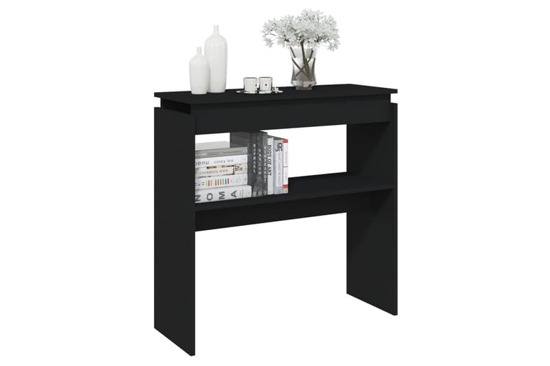 konsolbord 80x30x80 cm spånplade sort - Sort - Møbler - Borde - Aflastningsbord - Konsolbord & sidebord