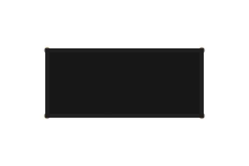 Konsolbord 80x35x75 cm hærdet glas sort - Sort - Møbler - Borde - Aflastningsbord - Konsolbord & sidebord