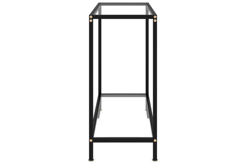 Konsolbord 80x35x75 cm hærdet glas transparent - gennemsigtig - Møbler - Borde - Aflastningsbord - Konsolbord & sidebord