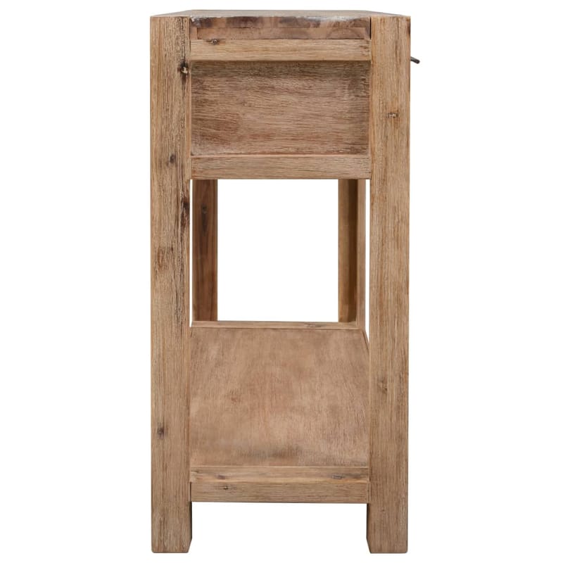 Konsolbord 82 X 33 X 73 Cm Massivt Akacietræ - Brun - Møbler - Borde - Aflastningsbord - Konsolbord & sidebord