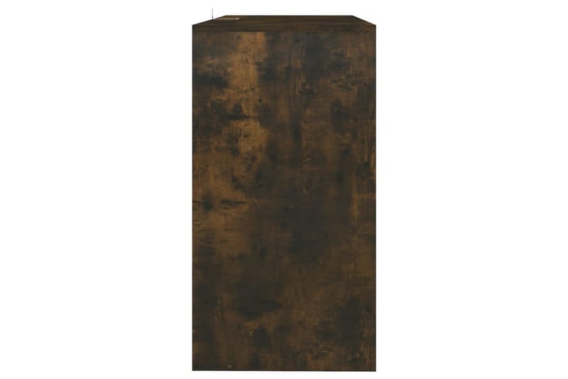 konsolbord 89x41x76,5 cm stål røget egetræsfarve - Brun - Entrébord - Konsolbord & sidebord