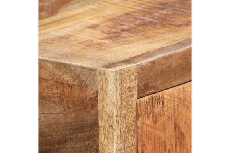 Konsolbord 90x30x75 cm Massivt Genanvendt Træ Guldfarvet - Brun - Møbler - Borde - Aflastningsbord - Konsolbord & sidebord