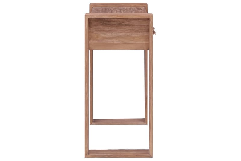 Konsolbord 90x35x75 cm Massivt Teaktræ - Brun - Entrébord - Konsolbord & sidebord