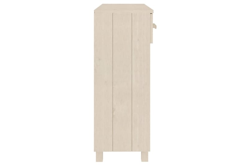 konsolbord 90x35x90 cm massivt fyrretræ gyldenbrun - Brun - Møbler - Borde - Aflastningsbord - Konsolbord & sidebord