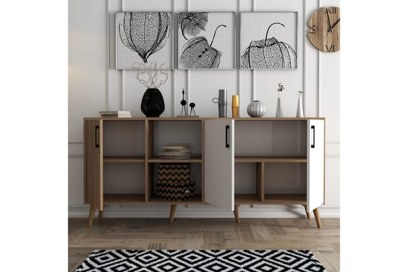 Konsolbord Desgrar Konsolbord 180x80 cm Brun - Møbler - Borde - Aflastningsbord - Konsolbord & sidebord