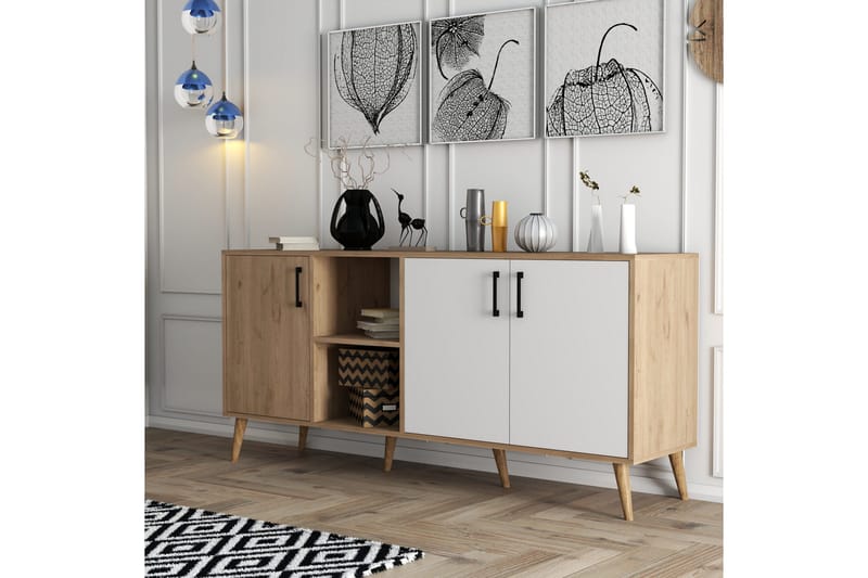 Konsolbord Desgrar Konsolbord 180x80 cm Brun - Møbler - Borde - Aflastningsbord - Konsolbord & sidebord