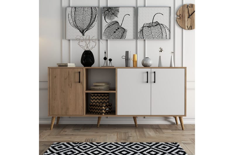 Konsolbord Desgrar Konsolbord 180x80 cm Brun - Møbler - Borde - Aflastningsbord - Konsolbord & sidebord