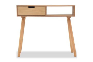Konsolbord Massivt Fyrretræ 80 X 30 X 72 Cm Brun - Brun - Møbler - Borde - Aflastningsbord - Konsolbord & sidebord